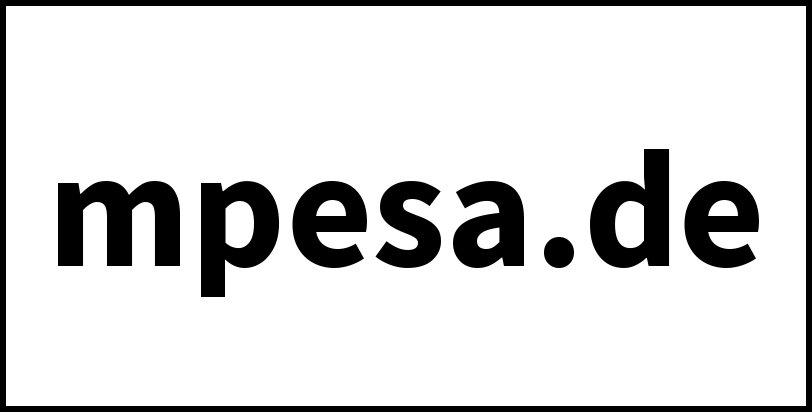 mpesa.de