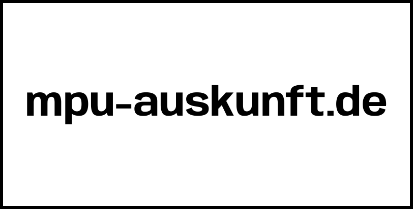 mpu-auskunft.de