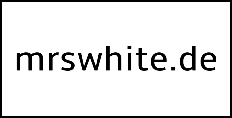 mrswhite.de