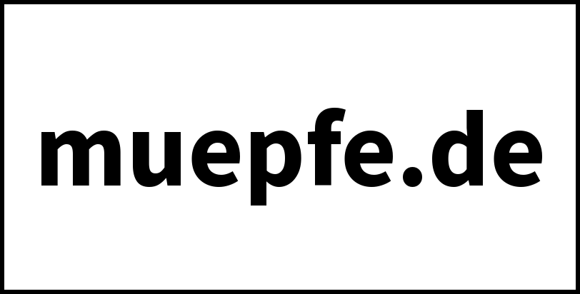 muepfe.de