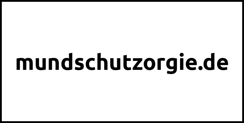mundschutzorgie.de