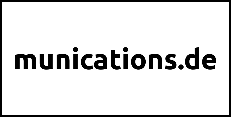 munications.de