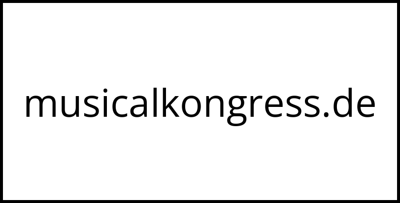 musicalkongress.de