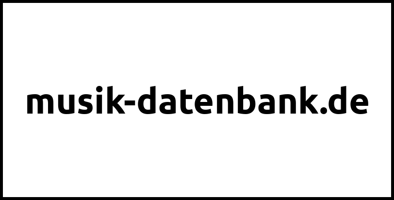 musik-datenbank.de