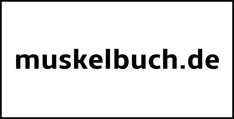 muskelbuch.de