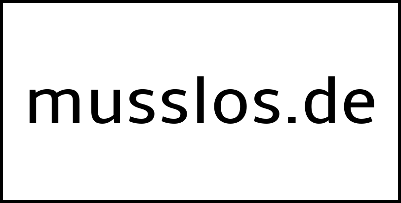 musslos.de