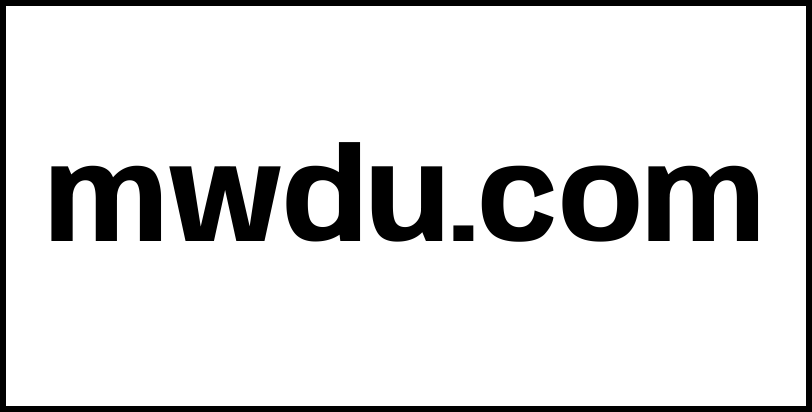 mwdu.com