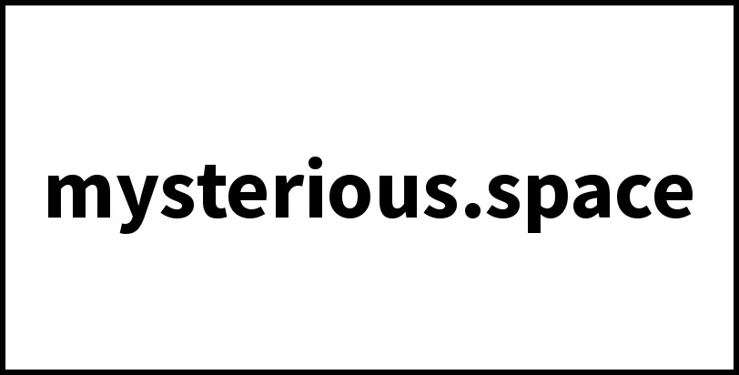 mysterious.space