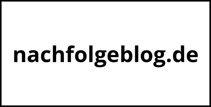 nachfolgeblog.de