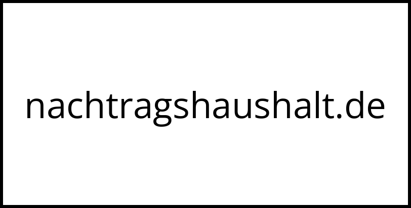 nachtragshaushalt.de