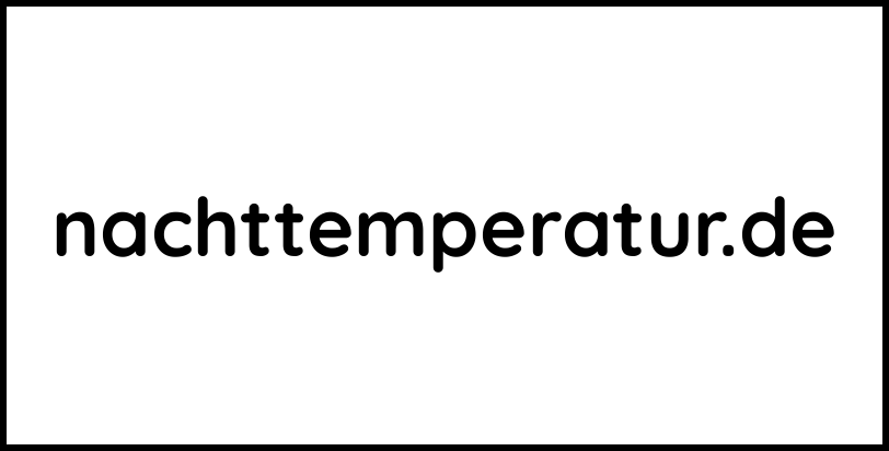 nachttemperatur.de
