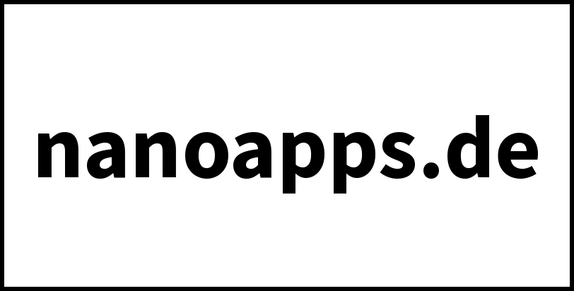 nanoapps.de