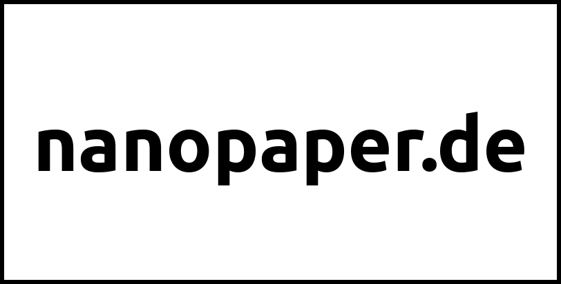 nanopaper.de