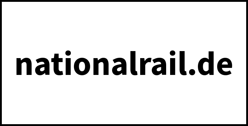 nationalrail.de