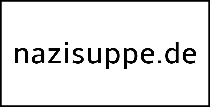 nazisuppe.de