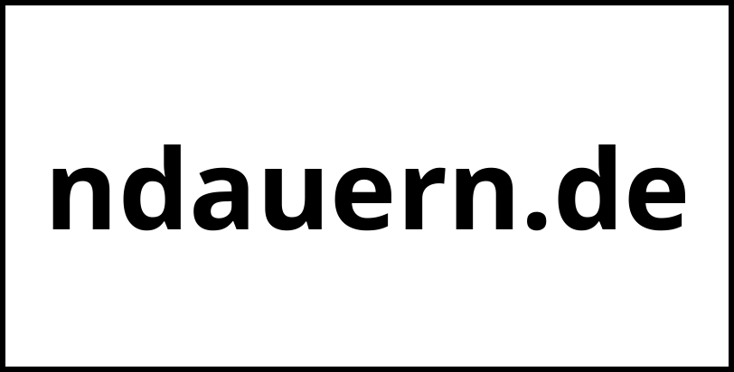 ndauern.de
