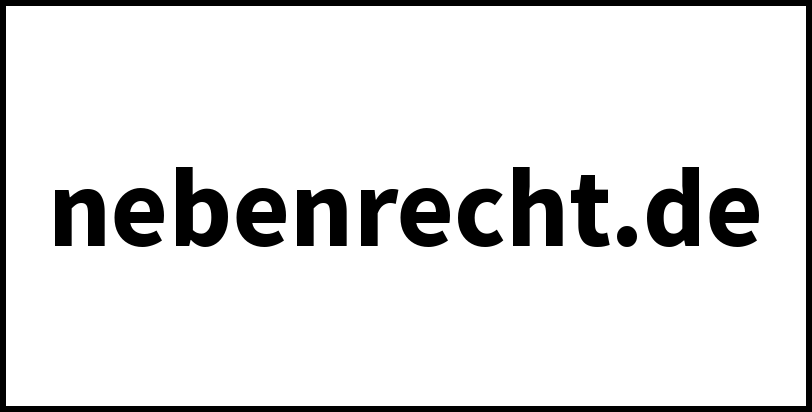 nebenrecht.de
