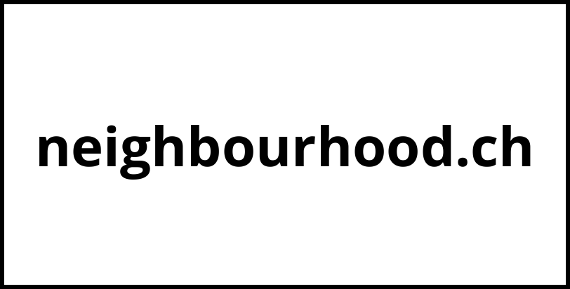 neighbourhood.ch