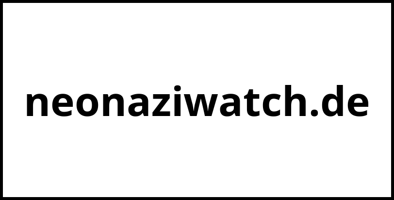 neonaziwatch.de