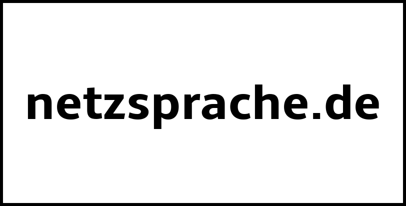 netzsprache.de