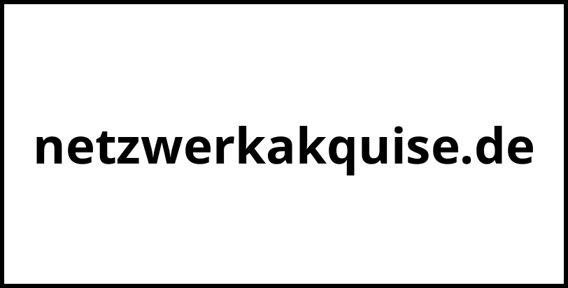 netzwerkakquise.de