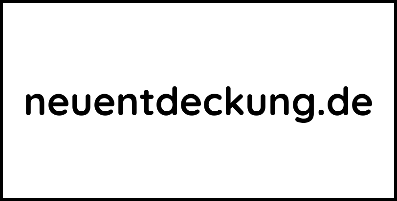 neuentdeckung.de