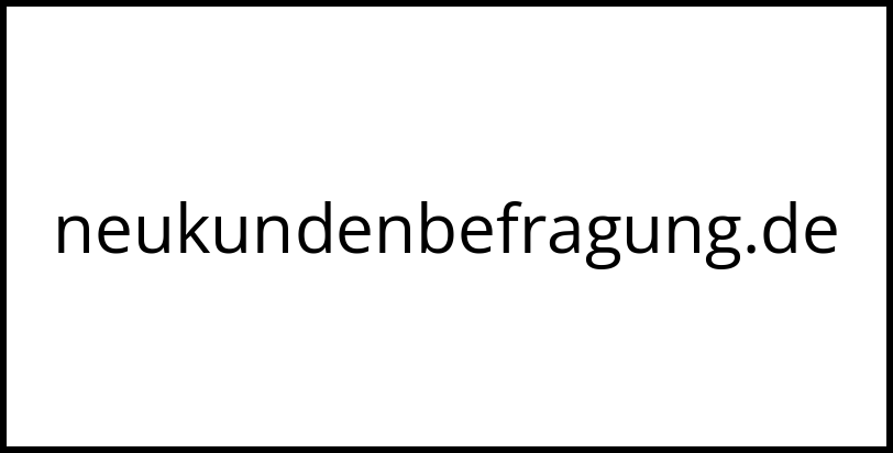 neukundenbefragung.de