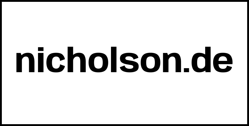 nicholson.de