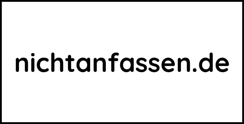 nichtanfassen.de