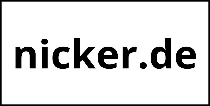 nicker.de