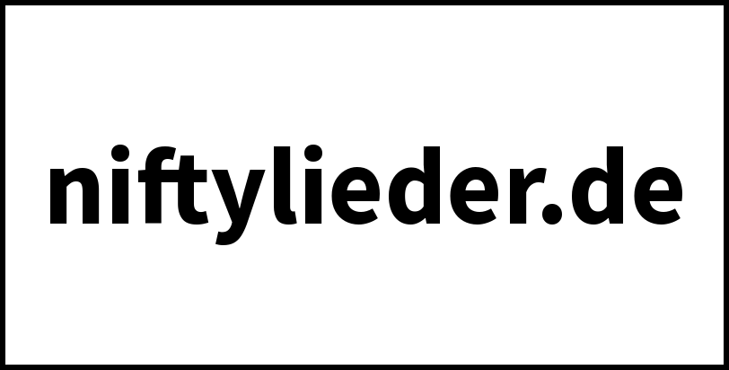 niftylieder.de