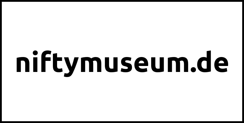 niftymuseum.de