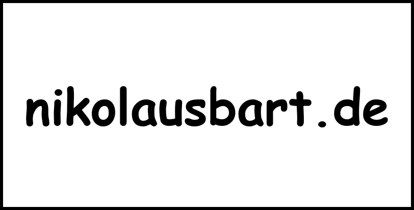 nikolausbart.de