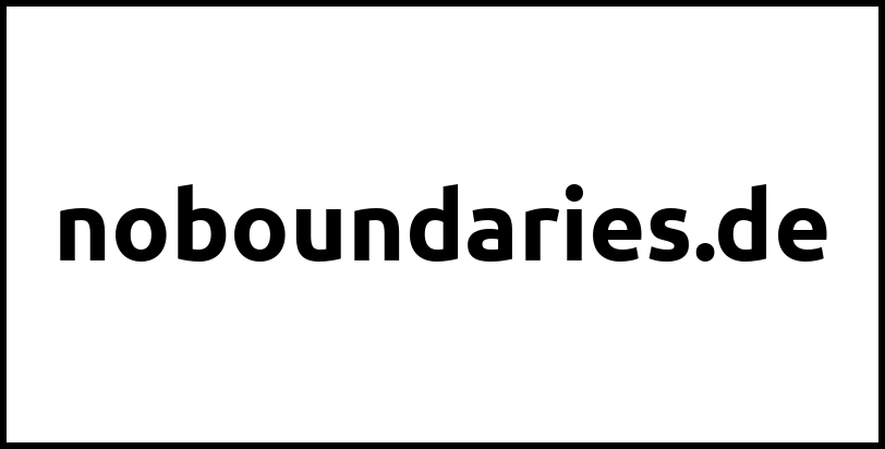 noboundaries.de