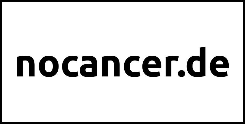 nocancer.de