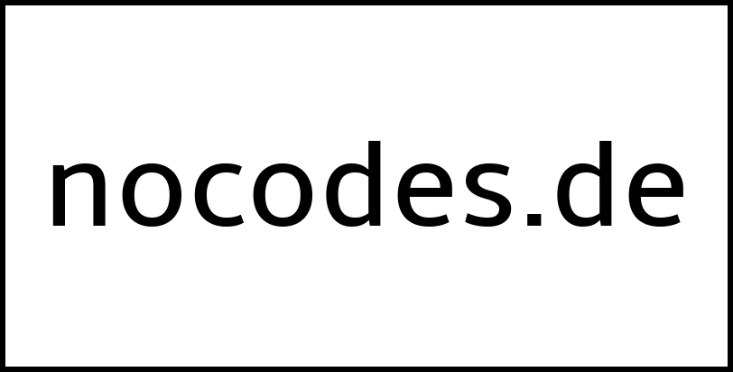 nocodes.de