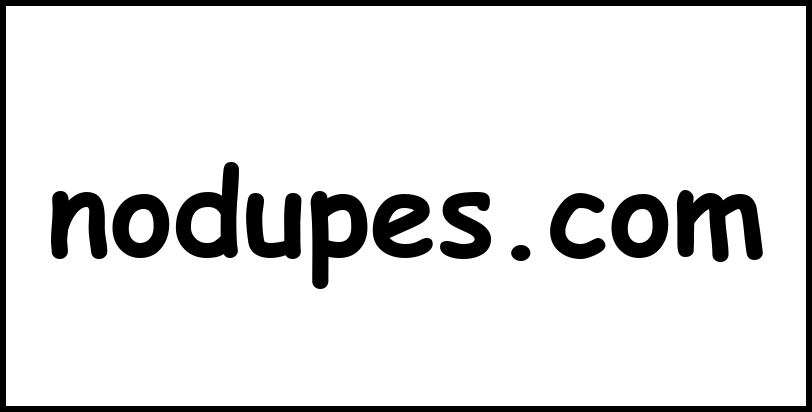 nodupes.com