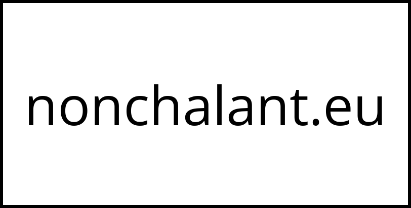 nonchalant.eu