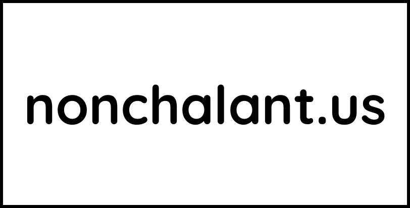 nonchalant.us