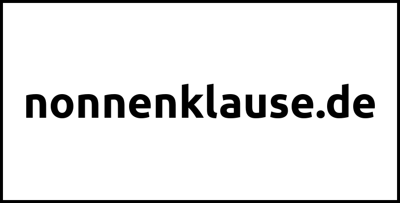 nonnenklause.de