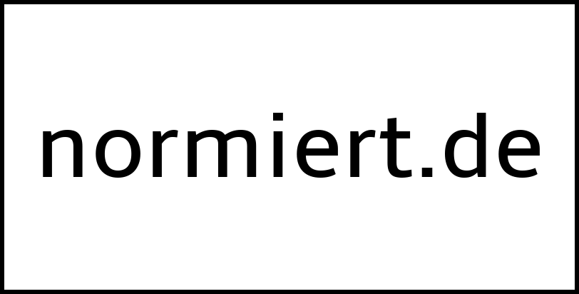 normiert.de