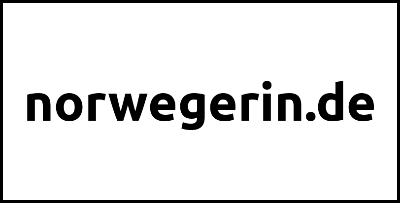 norwegerin.de