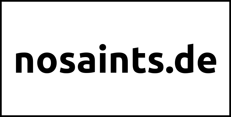 nosaints.de