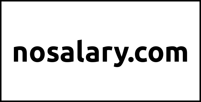 nosalary.com