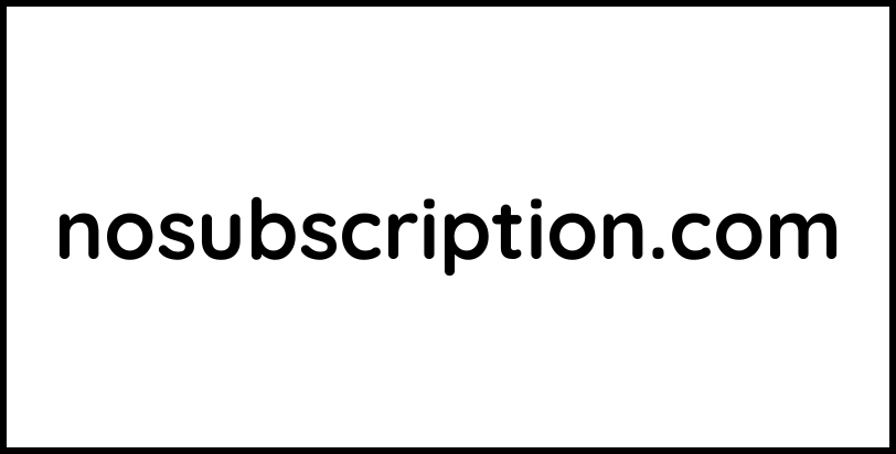 nosubscription.com