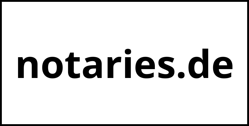 notaries.de