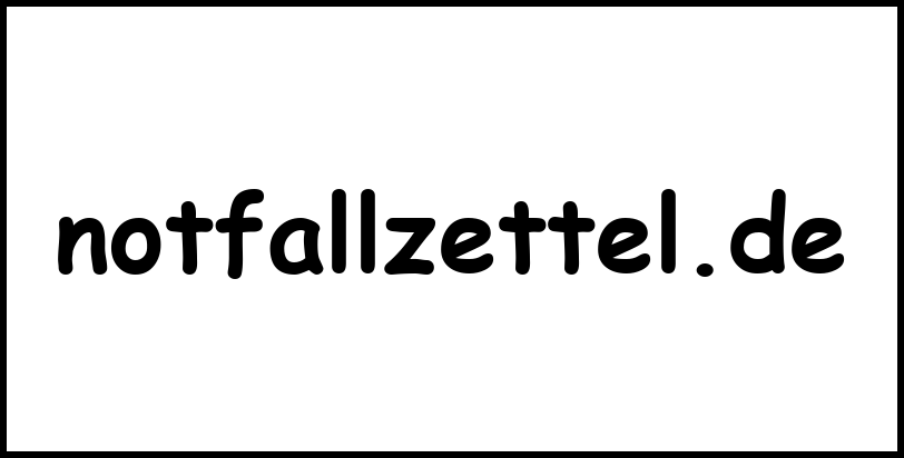 notfallzettel.de