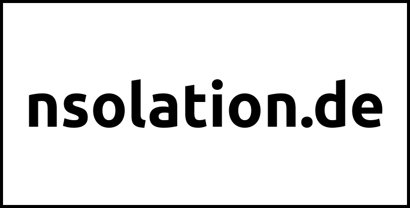 nsolation.de