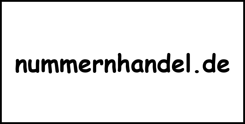 nummernhandel.de