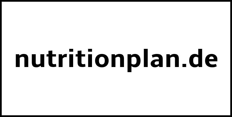 nutritionplan.de